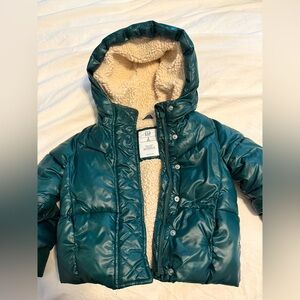 Gap Kids Sherpa Lined Puffer Jacket